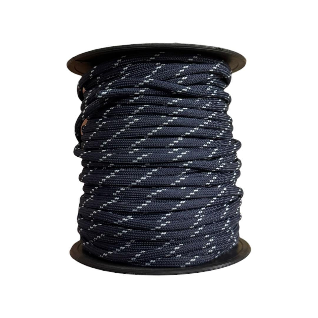 Paracord 3 MM Makrome İp - Alacalı Çizgili Lacivert
