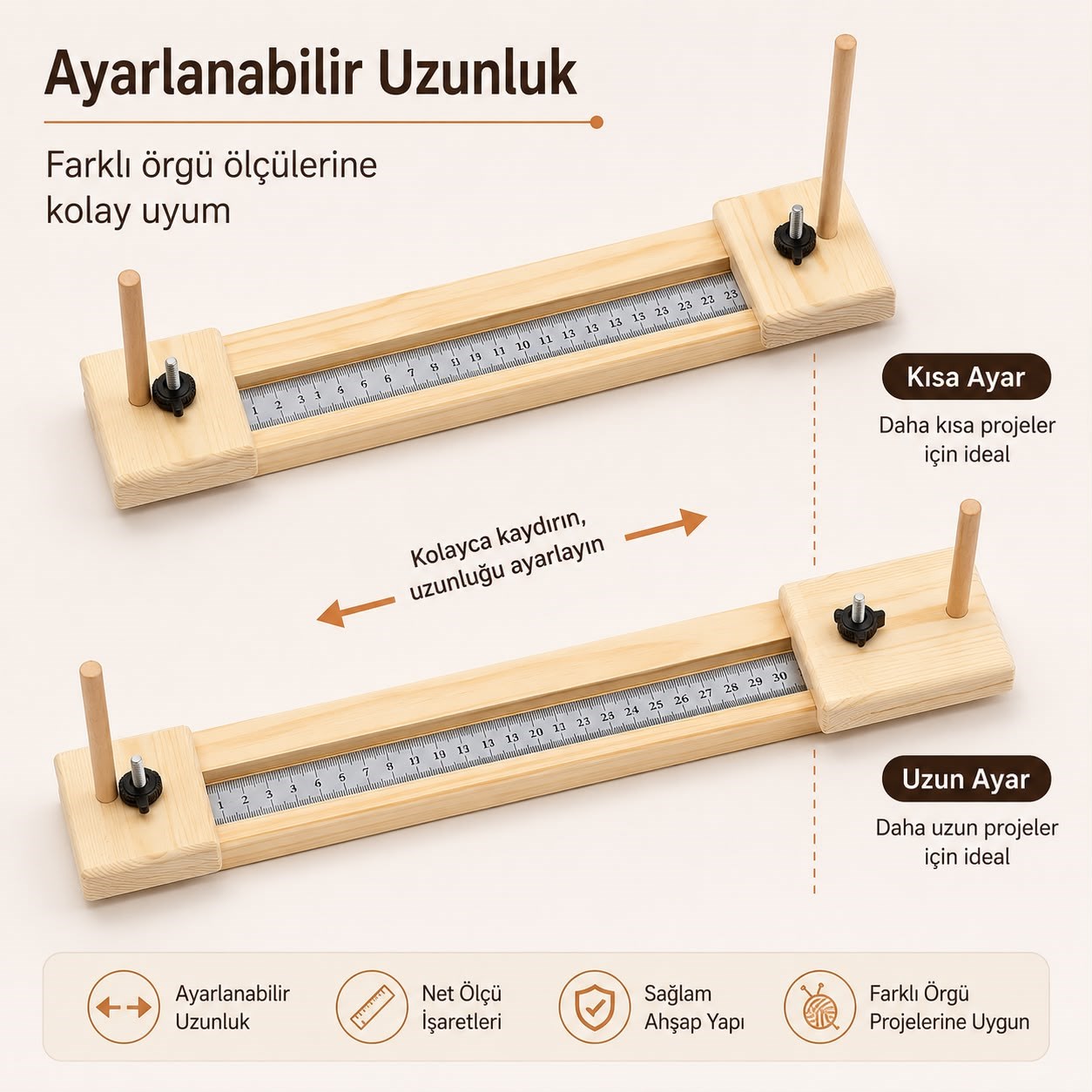 Paracord / Makrome Örgü Tezgâhı ile Daha Düzenli ve Kontrollü Çalışmalar