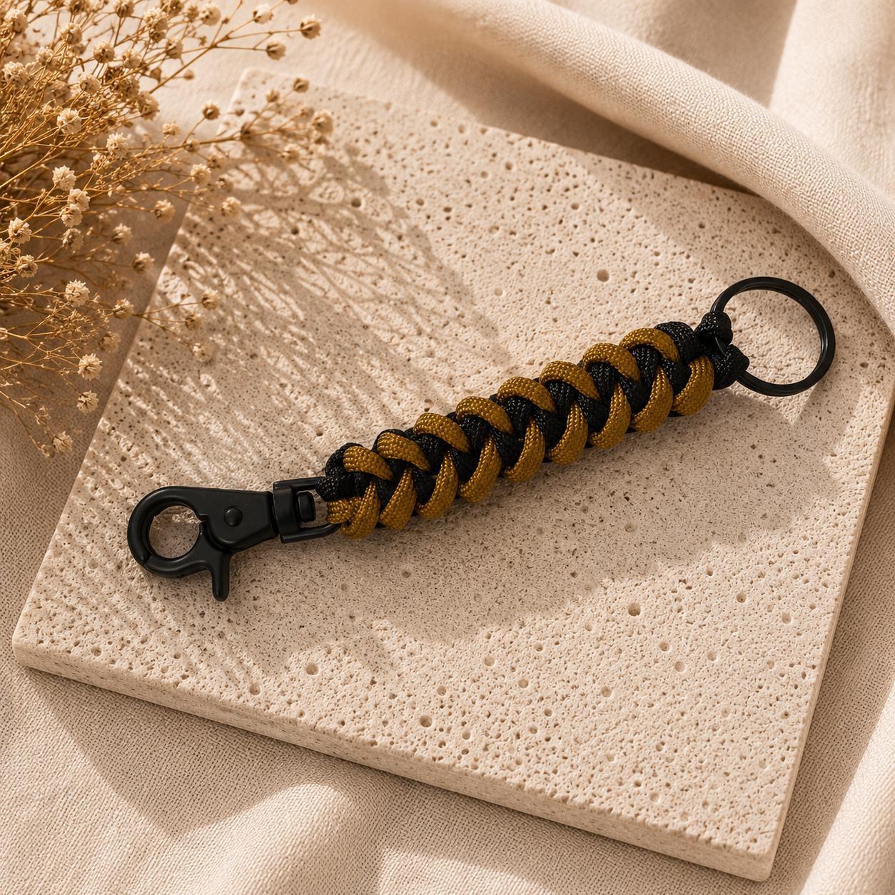 Paracord Outdoor Makrome Anahtarlık, Çanta Askılığı No:13