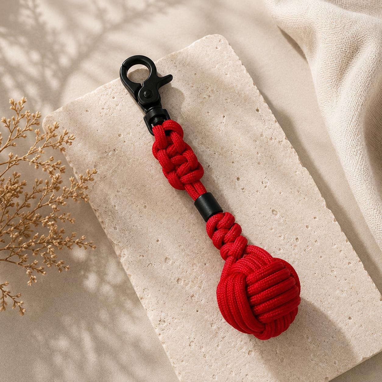 Paracord Outdoor Makrome Anahtarlık, Çanta Askılığı No:5