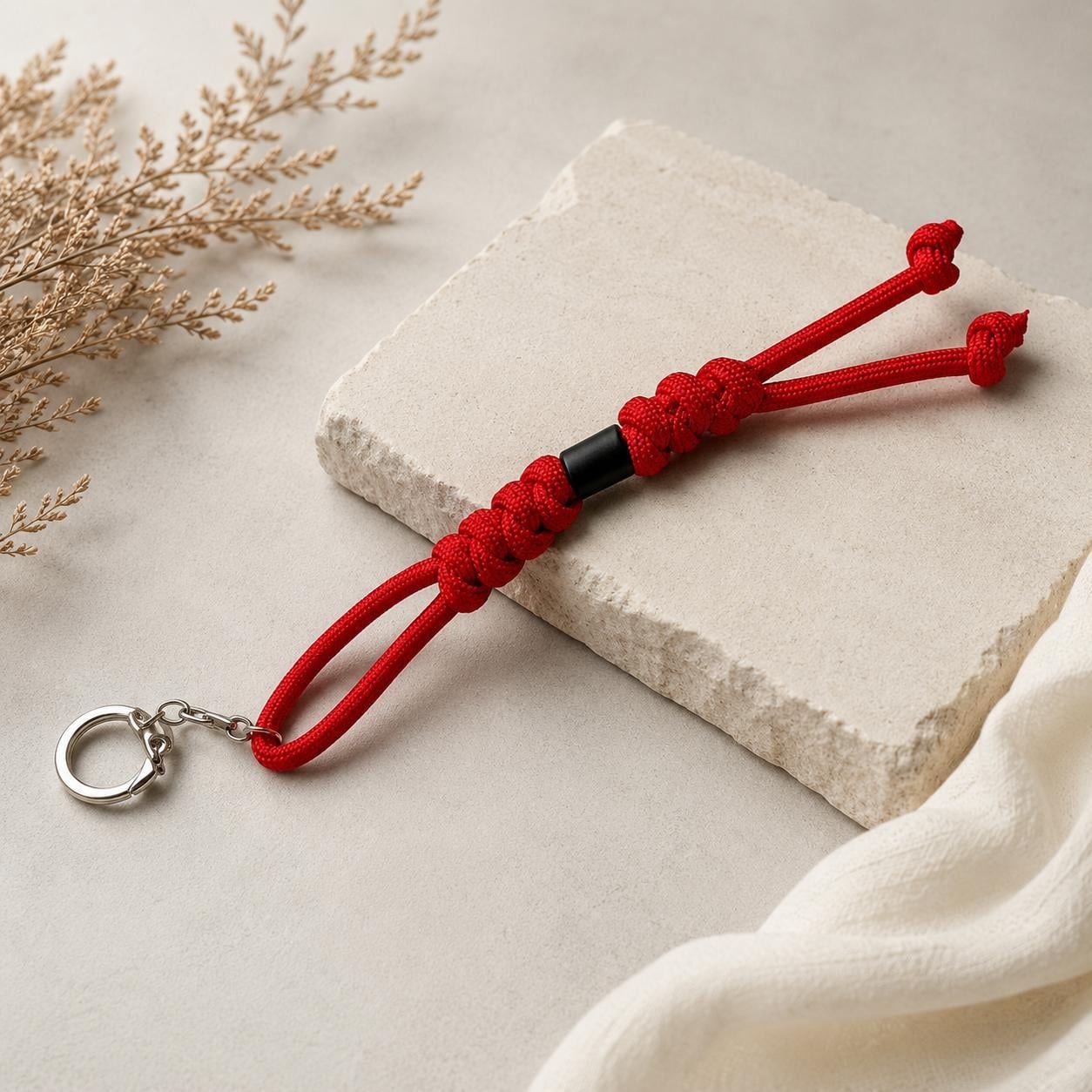 Paracord Outdoor Makrome Anahtarlık, Çanta Askılığı No:15