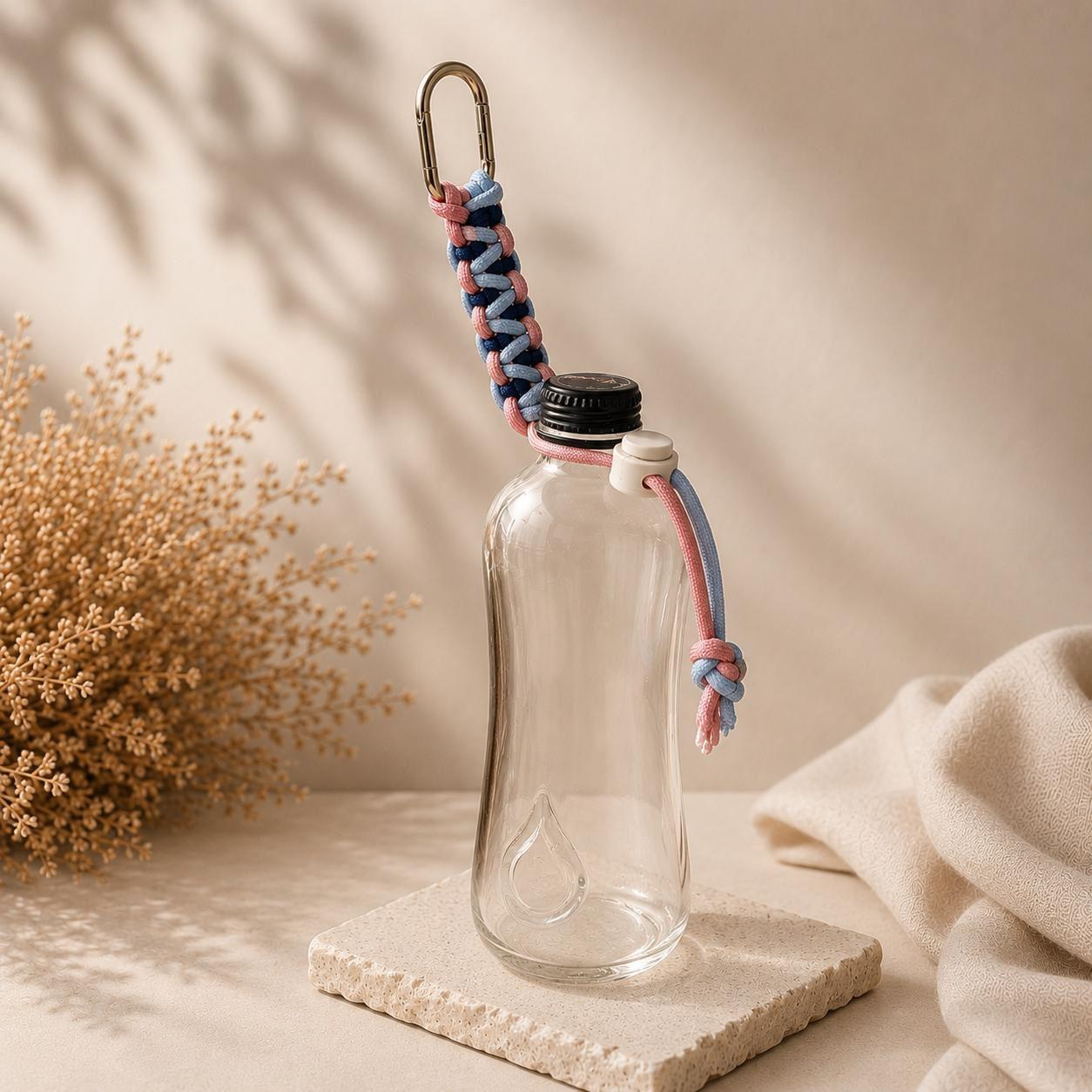 Paracord Outdoor Makrome Termos, Suluk, Matara veya Şişe  Askılığı No:38