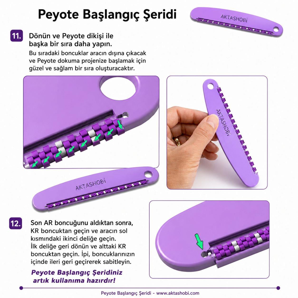 PeyotePro - Üçlü Peyote Başlangıç Şeridi