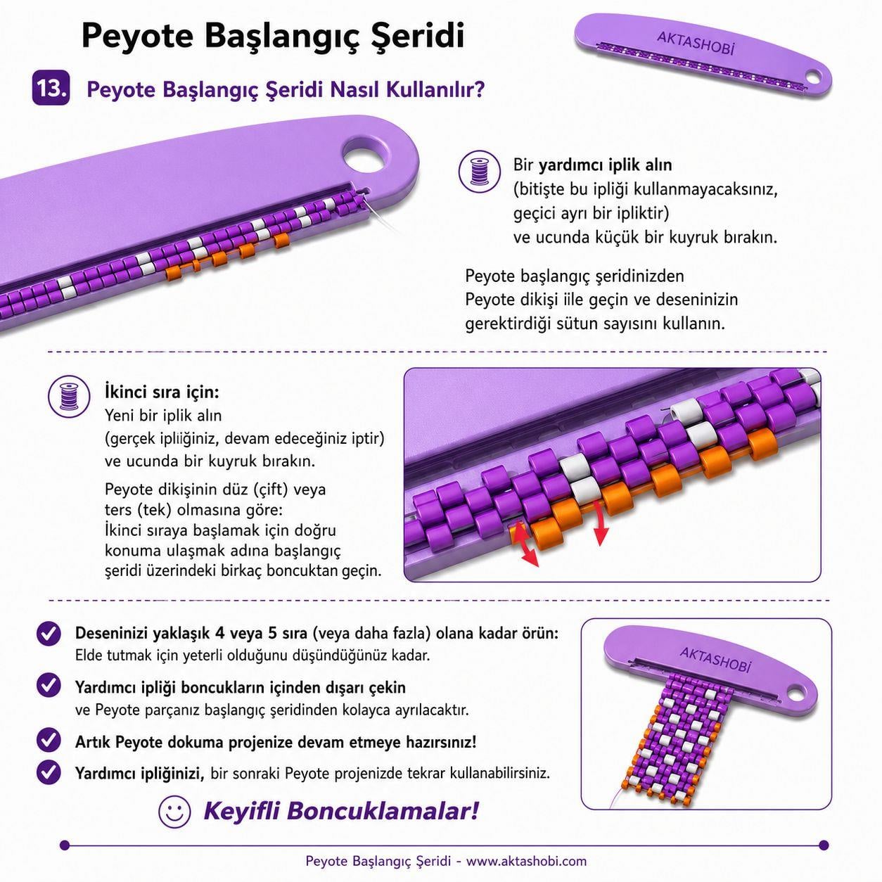 PeyotePro - Üçlü Peyote Başlangıç Şeridi
