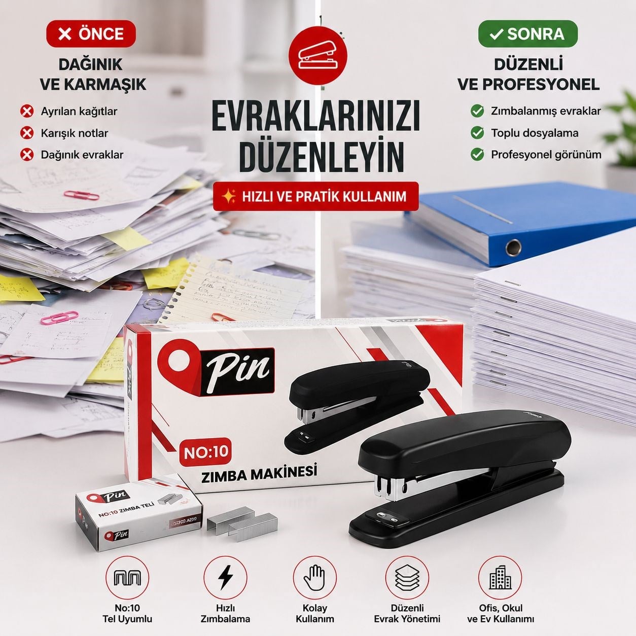 Pin No:10 Zımba Makinesi