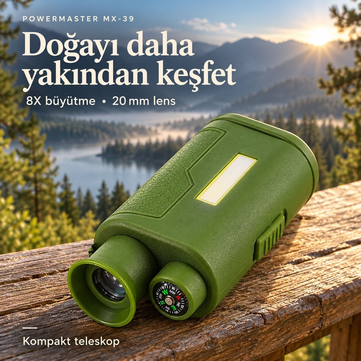 Power Master MX-39 4 Fonksiyonlu Mini Teleskop