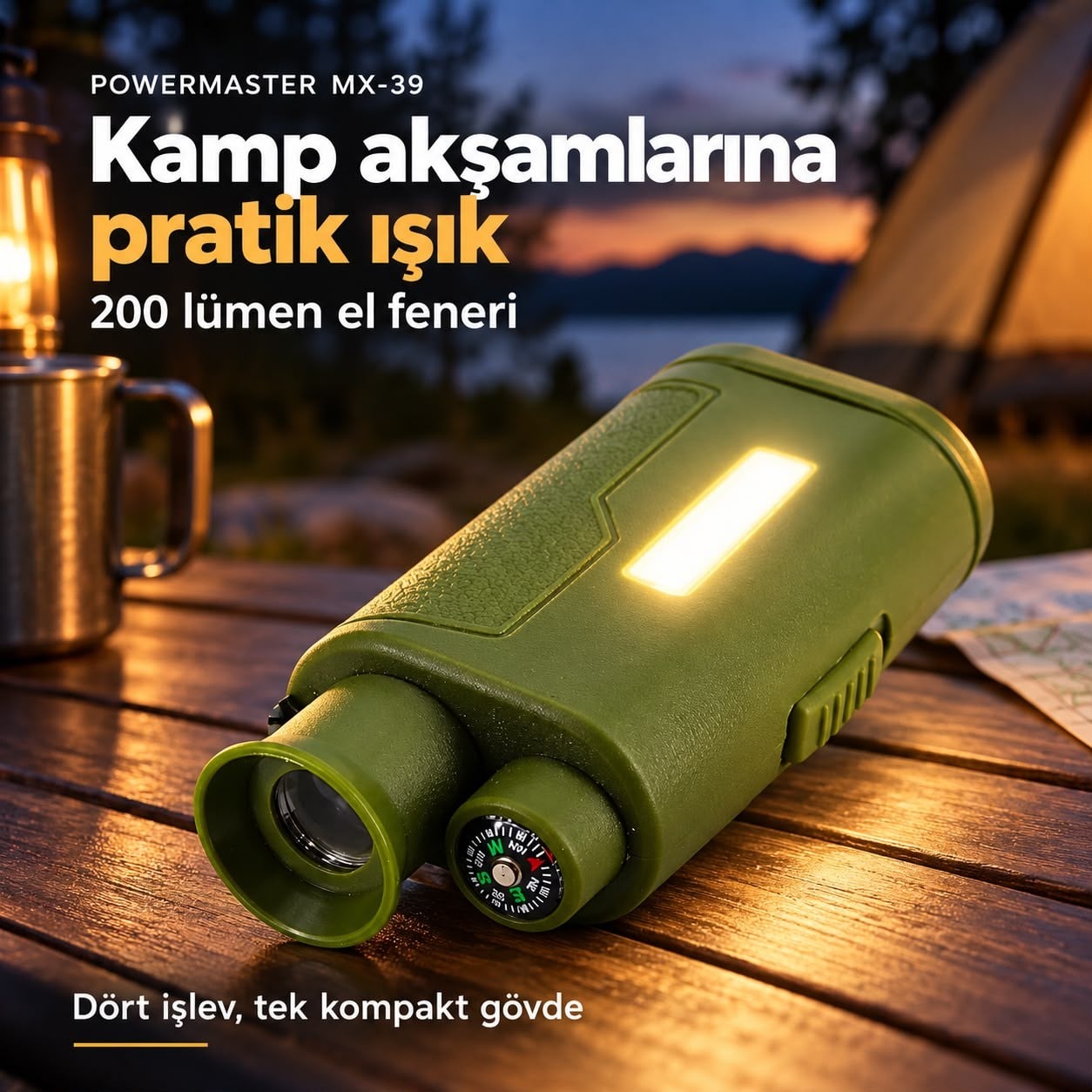 Power Master MX-39 4 Fonksiyonlu Mini Teleskop