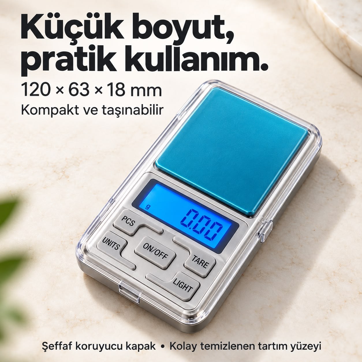 Power Master PM-14636 – 0,01 Gram Hassasiyetli Dijital Cep Terazisi