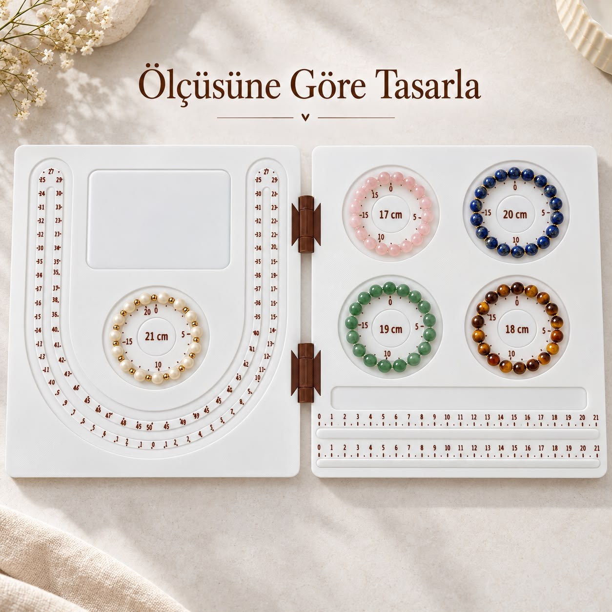 Saklı Atölye - Kitap Tipi Katlanabilir Takı Tasarım Panosu