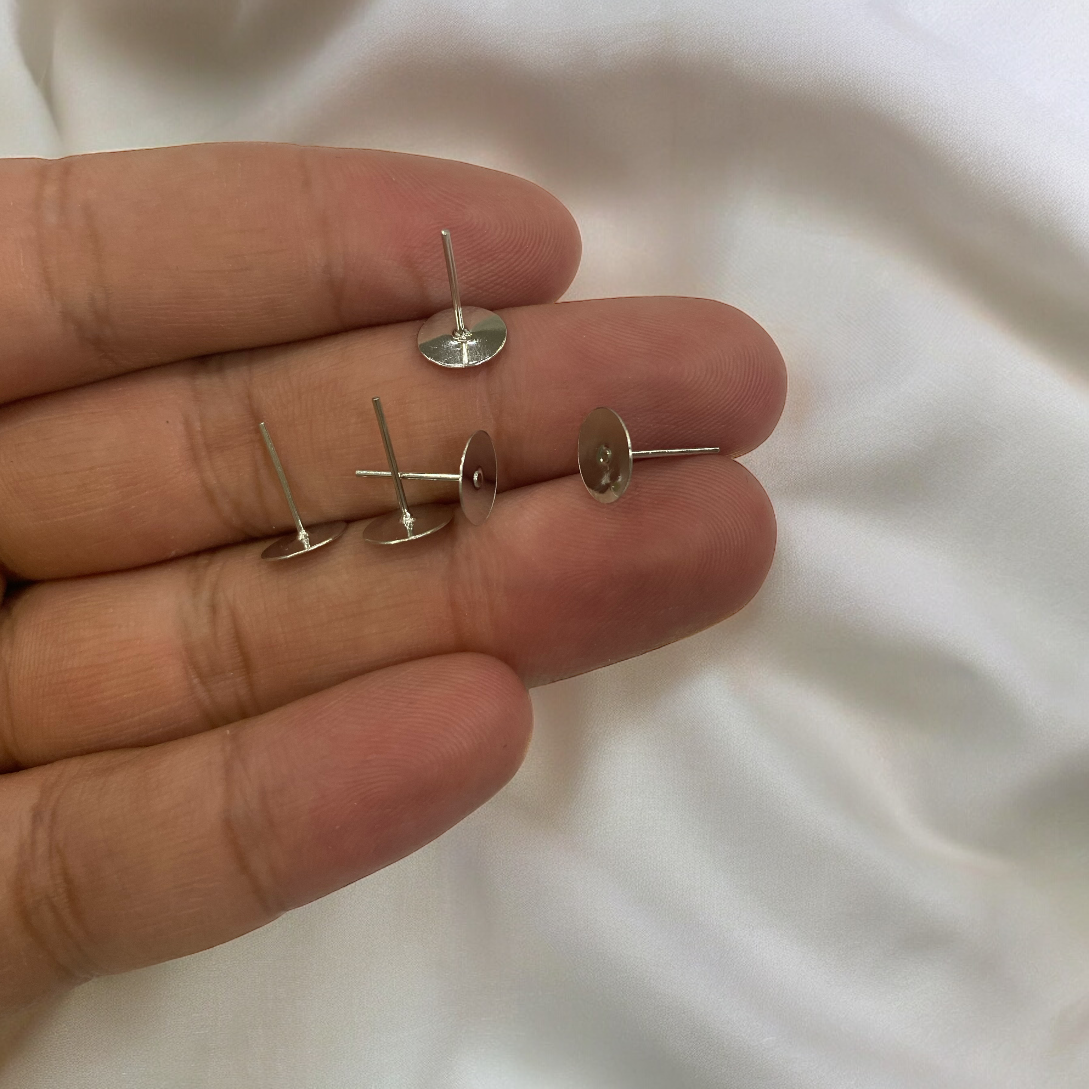 Silikonlu 8 MM Küpe Klipsler / 5 ÇİFT Paket