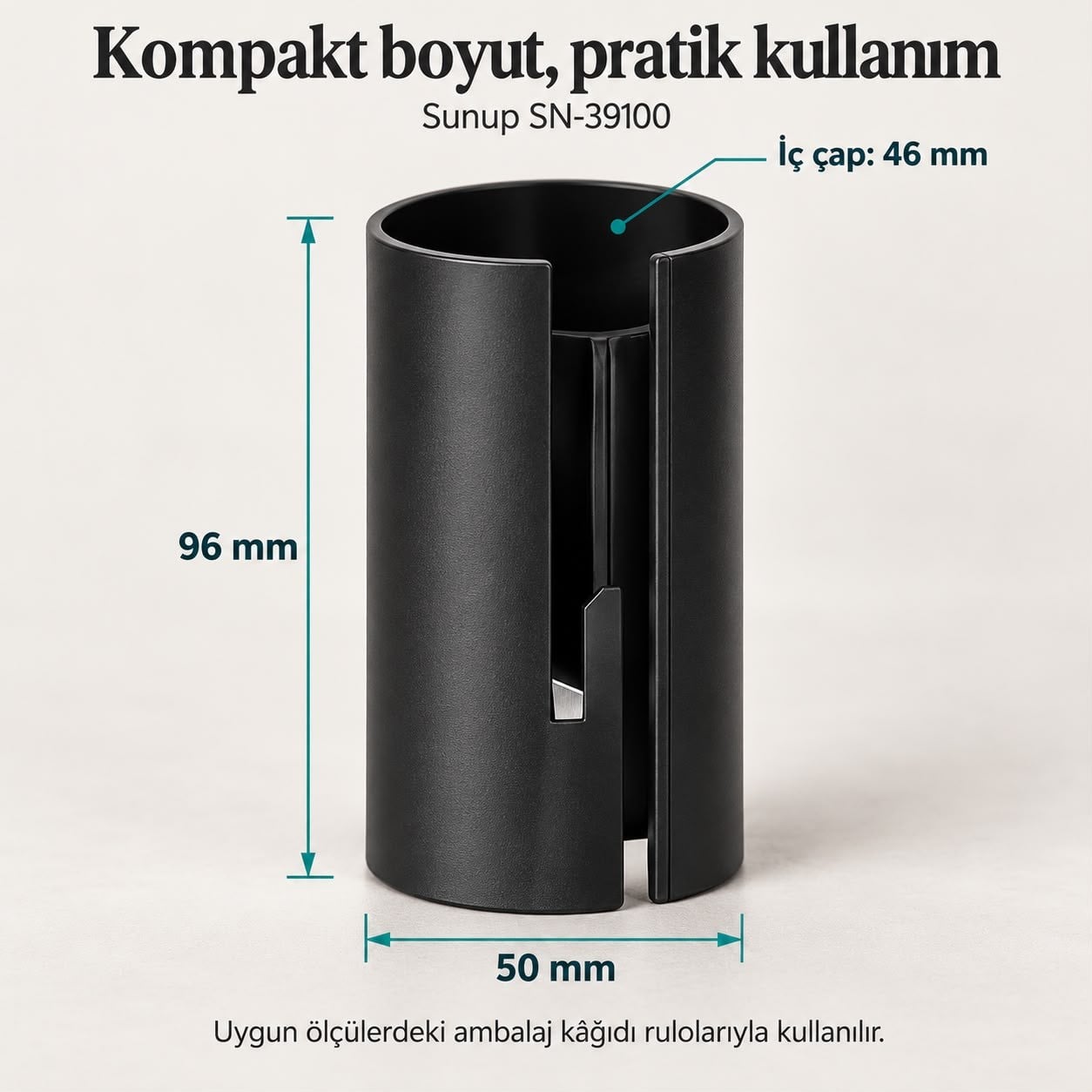 Sunup SN-39100 Rulo Ambalaj Kâğıdı Kesici – Hediye Paketi Kesme Aparatı