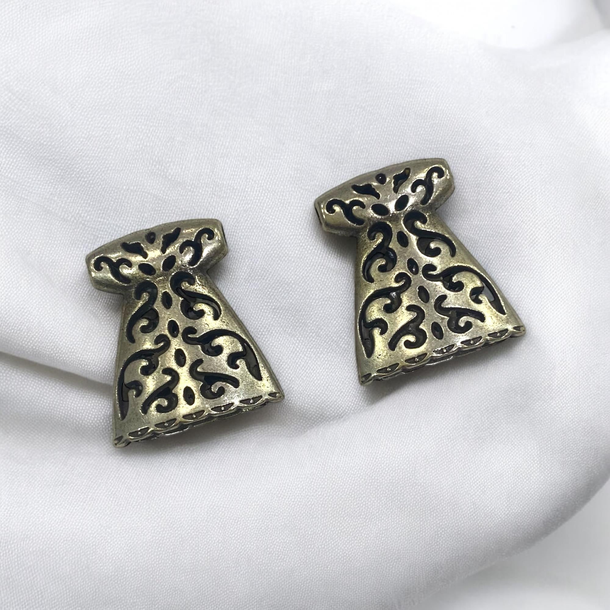 Tespih Kaftan Silver Motif Oymalı