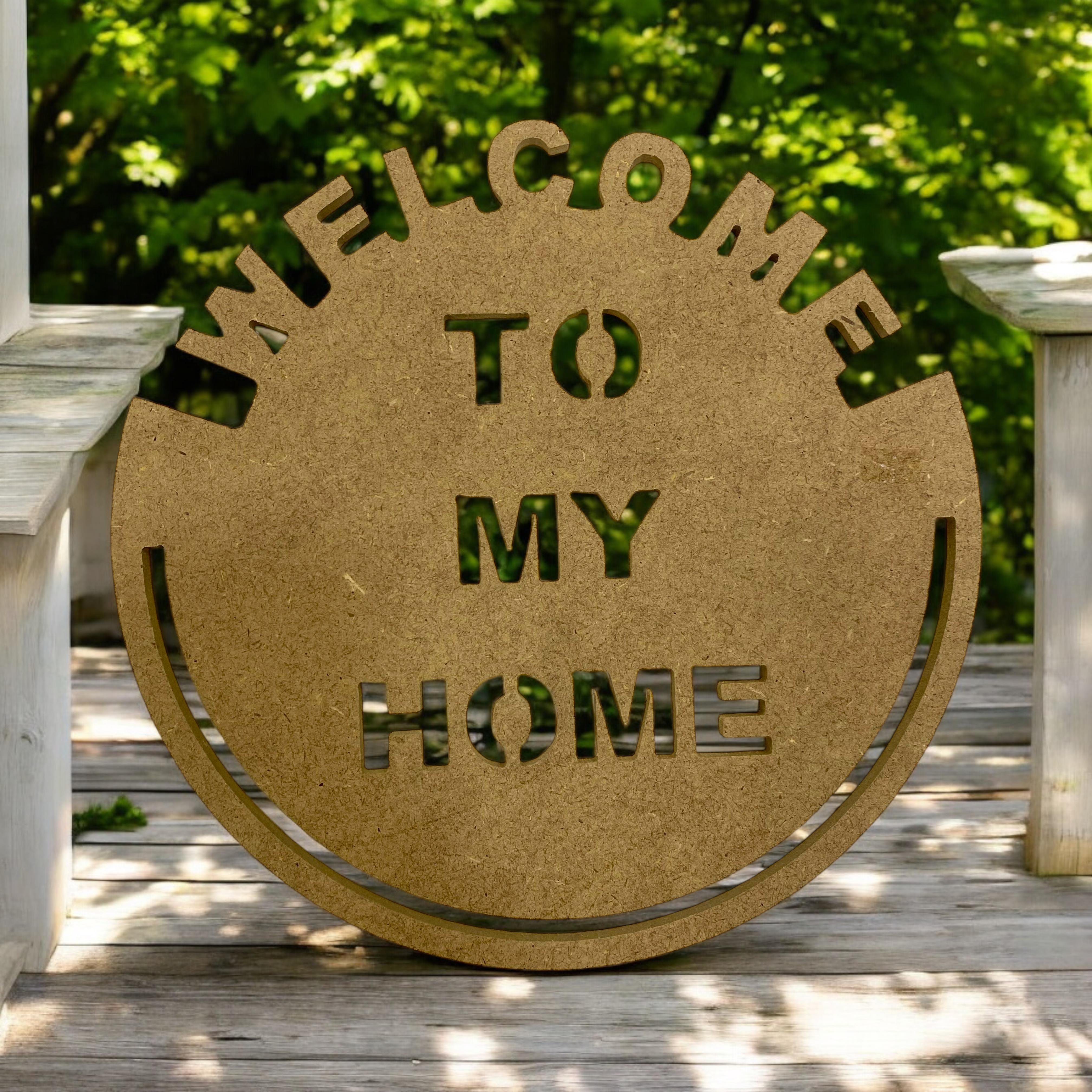 To My Home MDF Makrome, Duvar ve Kapı Süsü