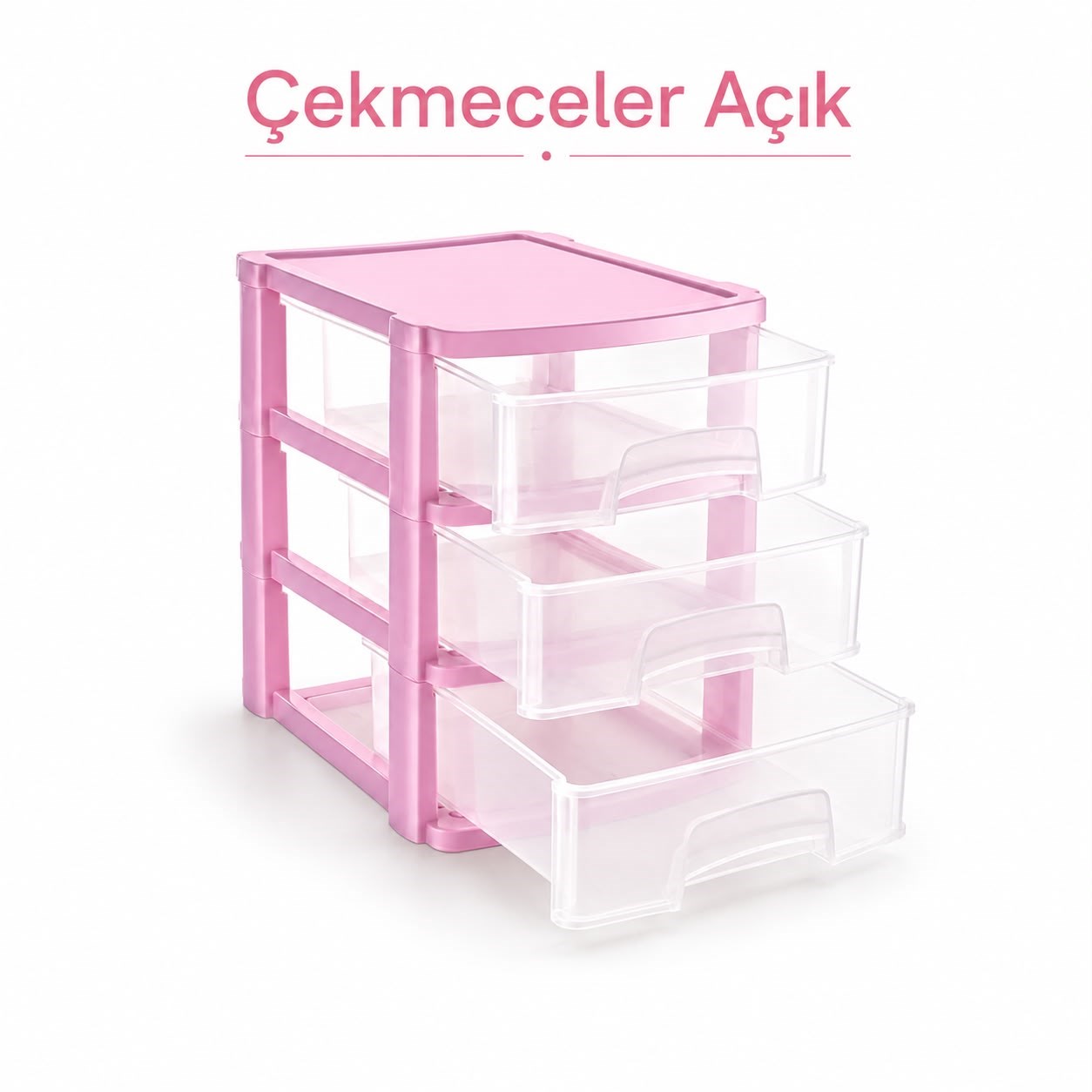 Tonton Çekmece 3 Katlı – Küçük Malzemelere Büyük Düzen