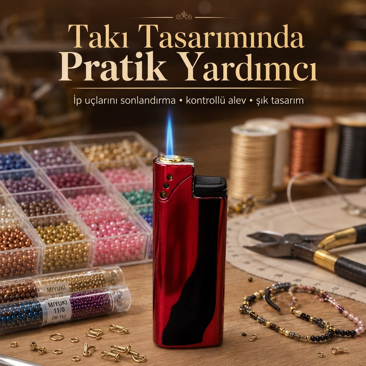 Turbo Alevli Takı ve El Sanatlarına Uygun Çakmak