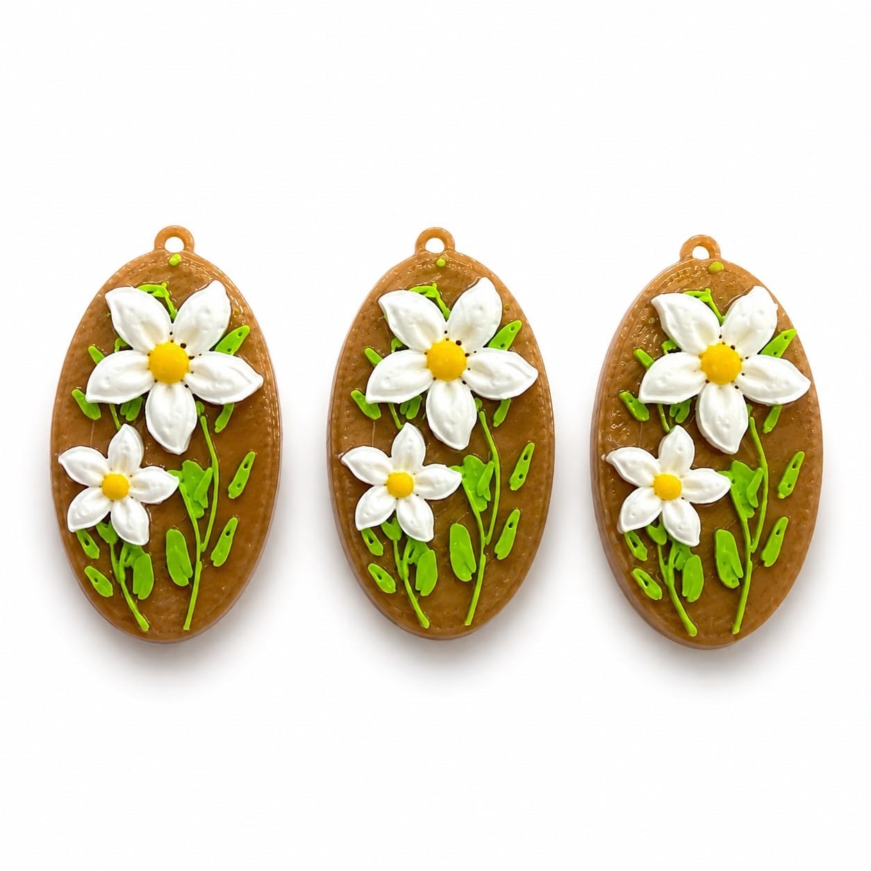 Vintage Oval Çiçek