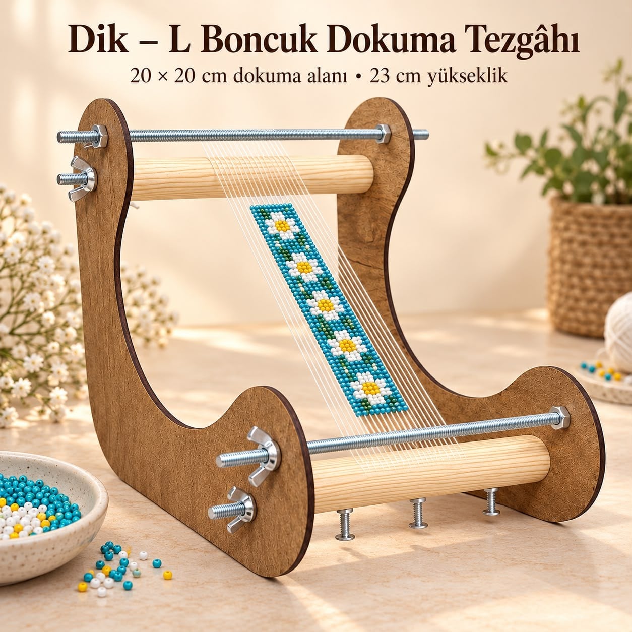 Yeni Nesil Bead Loom Dik Dokuma Tezgahı