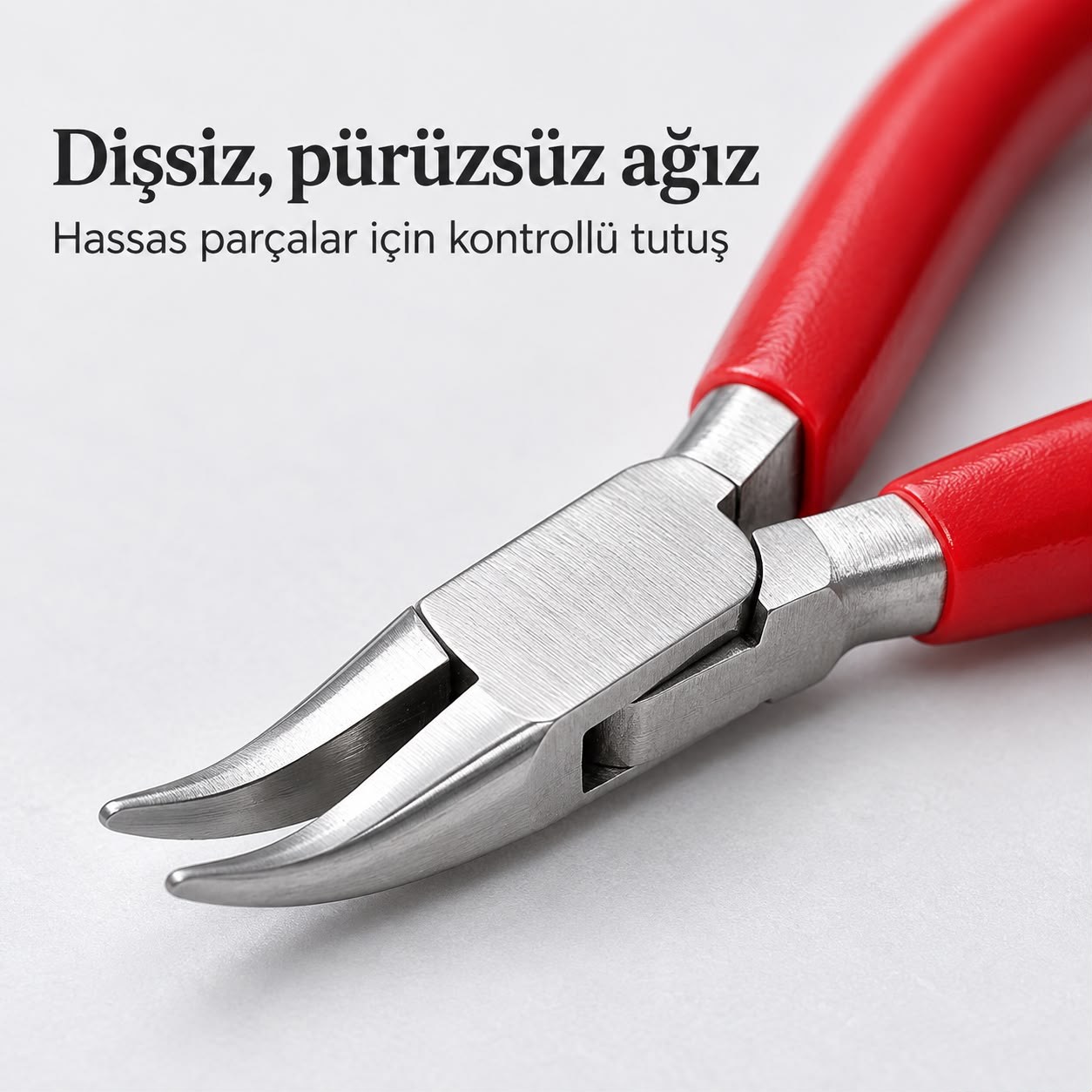 Yukarı Papağan Model Dişsiz Çelik Pense