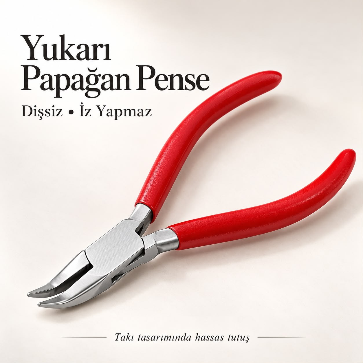 Yukarı Papağan Model Dişsiz Çelik Pense