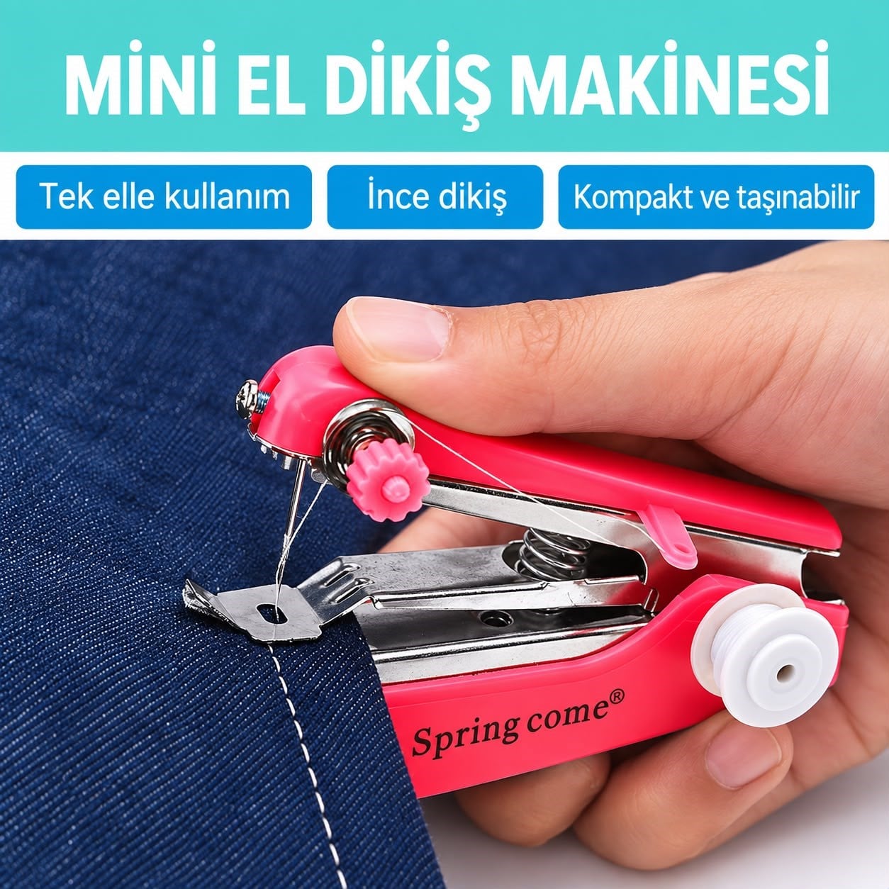 Zımba El Dikiş Makinesi – Küçük Onarımlar İçin Pratik Yardımcı