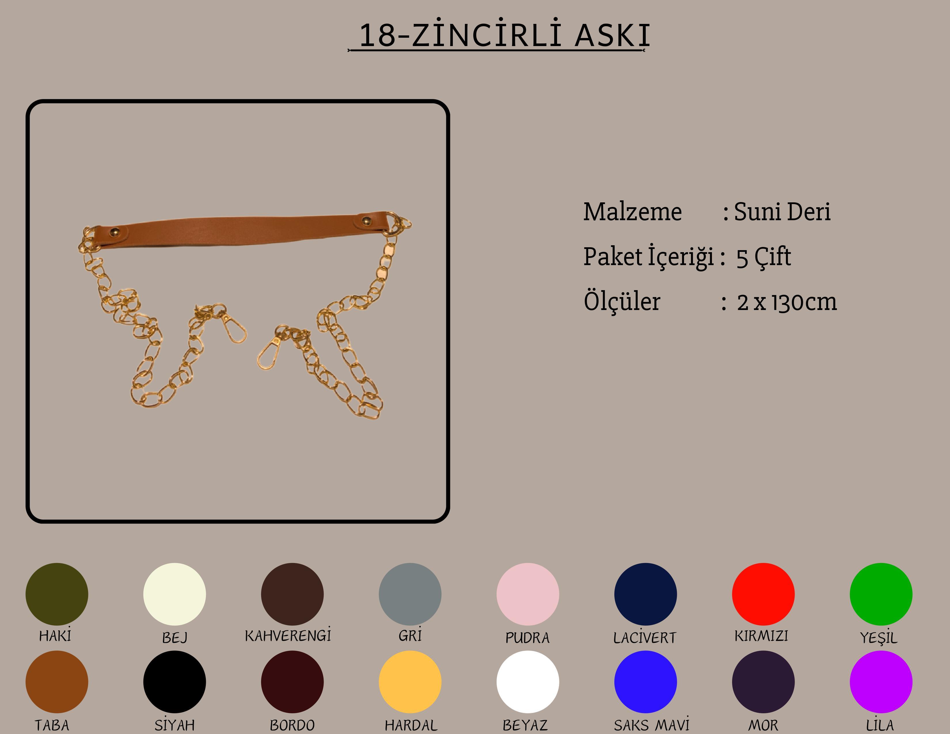 Zincirli Askılar 2x130 CM