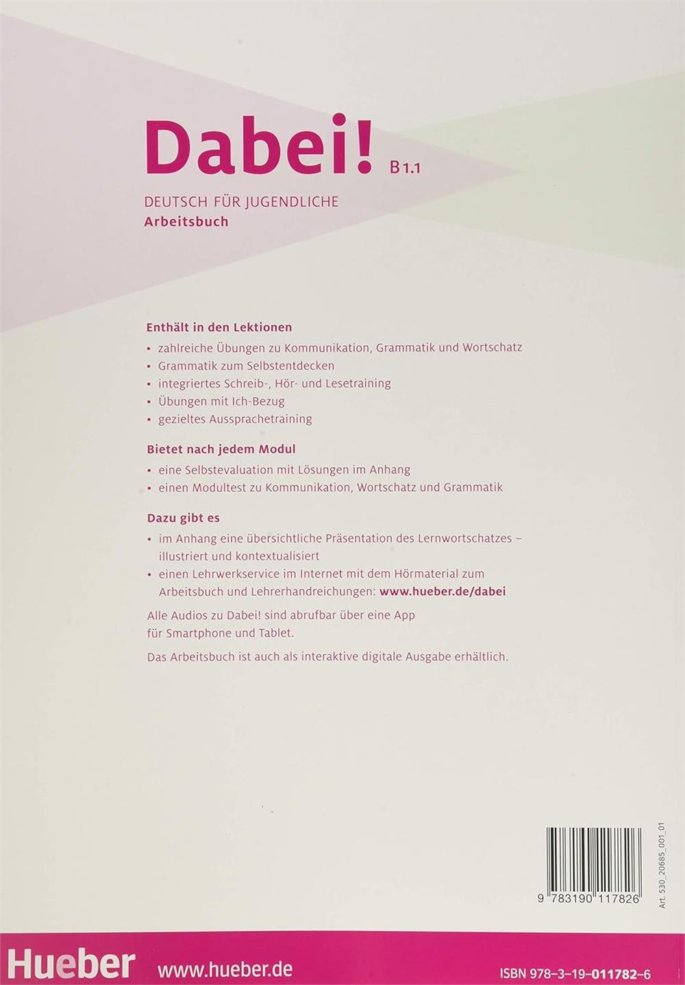 Dabei! B1.1:Kursbuch und Arbeitsbuch mit AR
