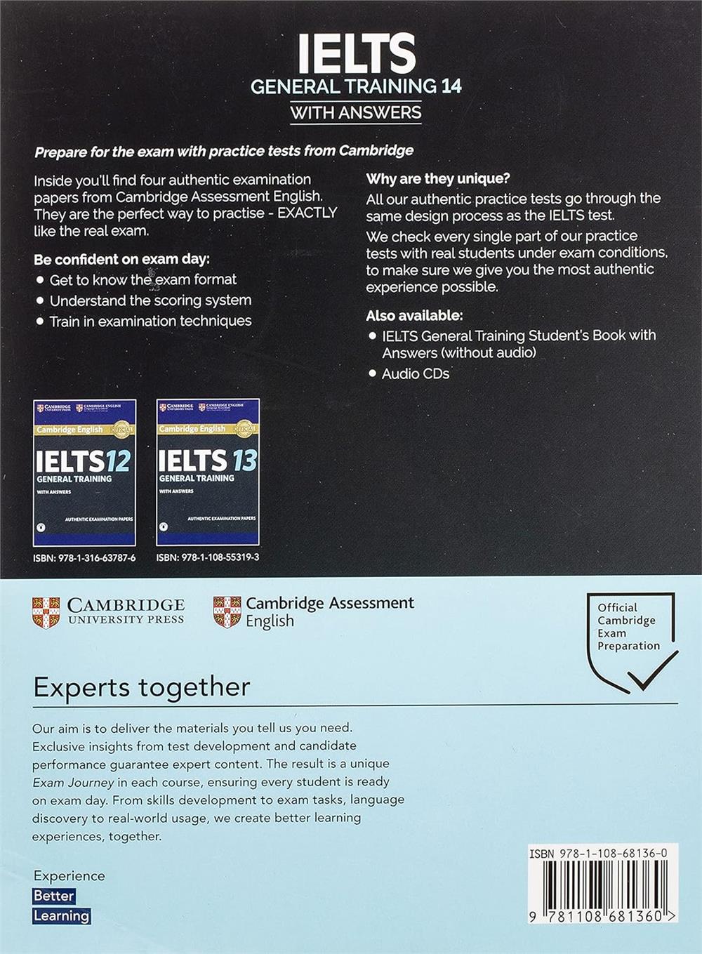 IELTS 14. General Training. Student's Book with answers with Audio: Authentic Practice Tests (Ielts Practice Tests)