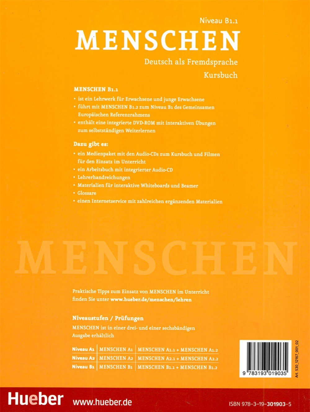 Menschen B1.1 Kursbuch + Arbeitsbusc + DVD