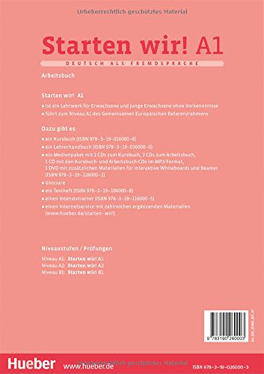 Starten Wir A1 Kursbuch + Arbeitsbuch + DVD
