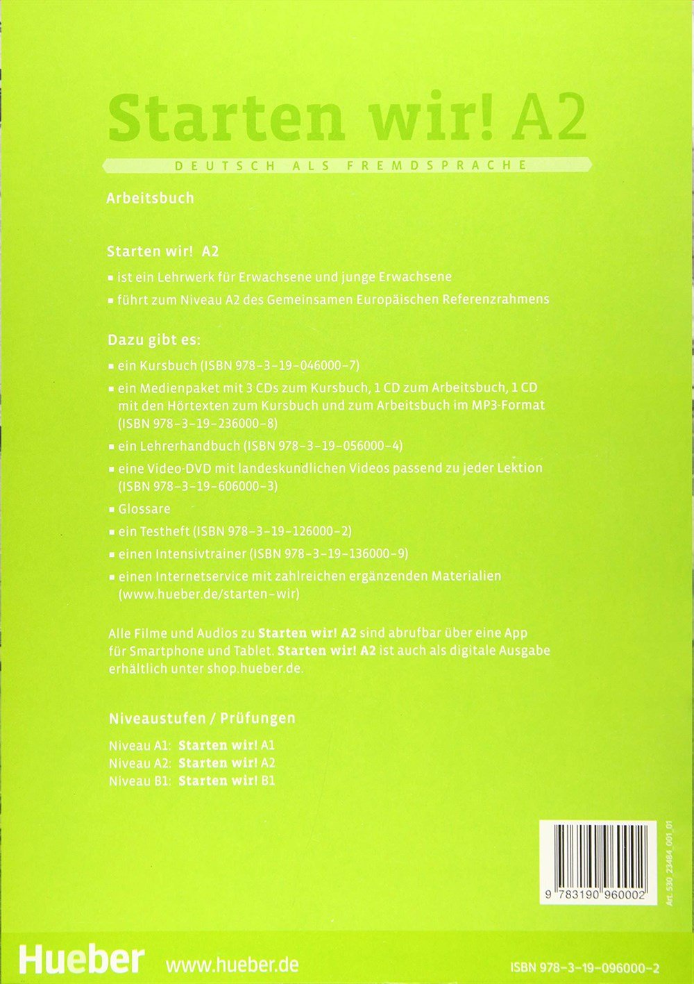 Starten Wir A2 Kursbuch + Arbeitsbuch + DVD