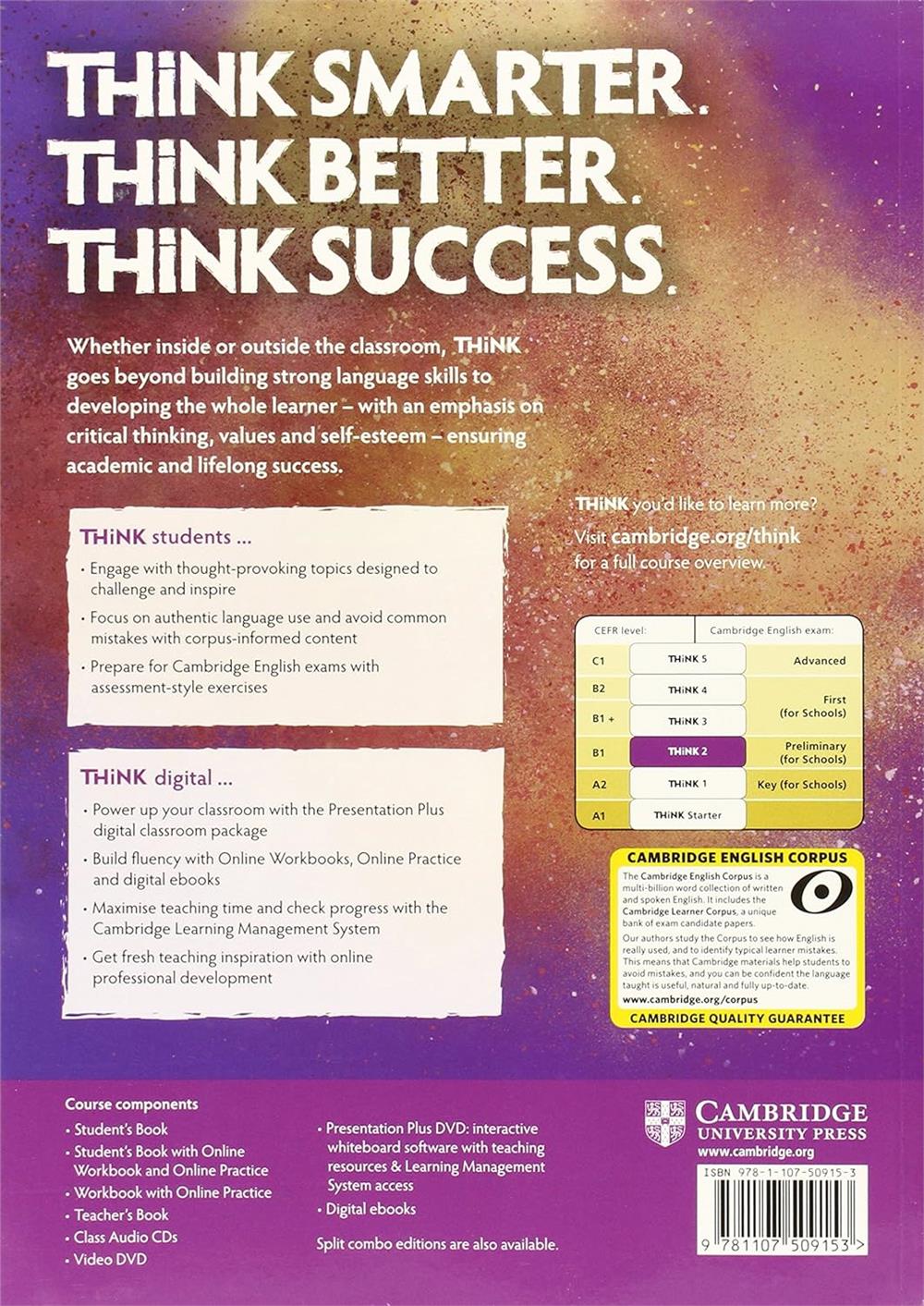 Think Level 2 (B1) Student's Book + Workbook with Online Practice