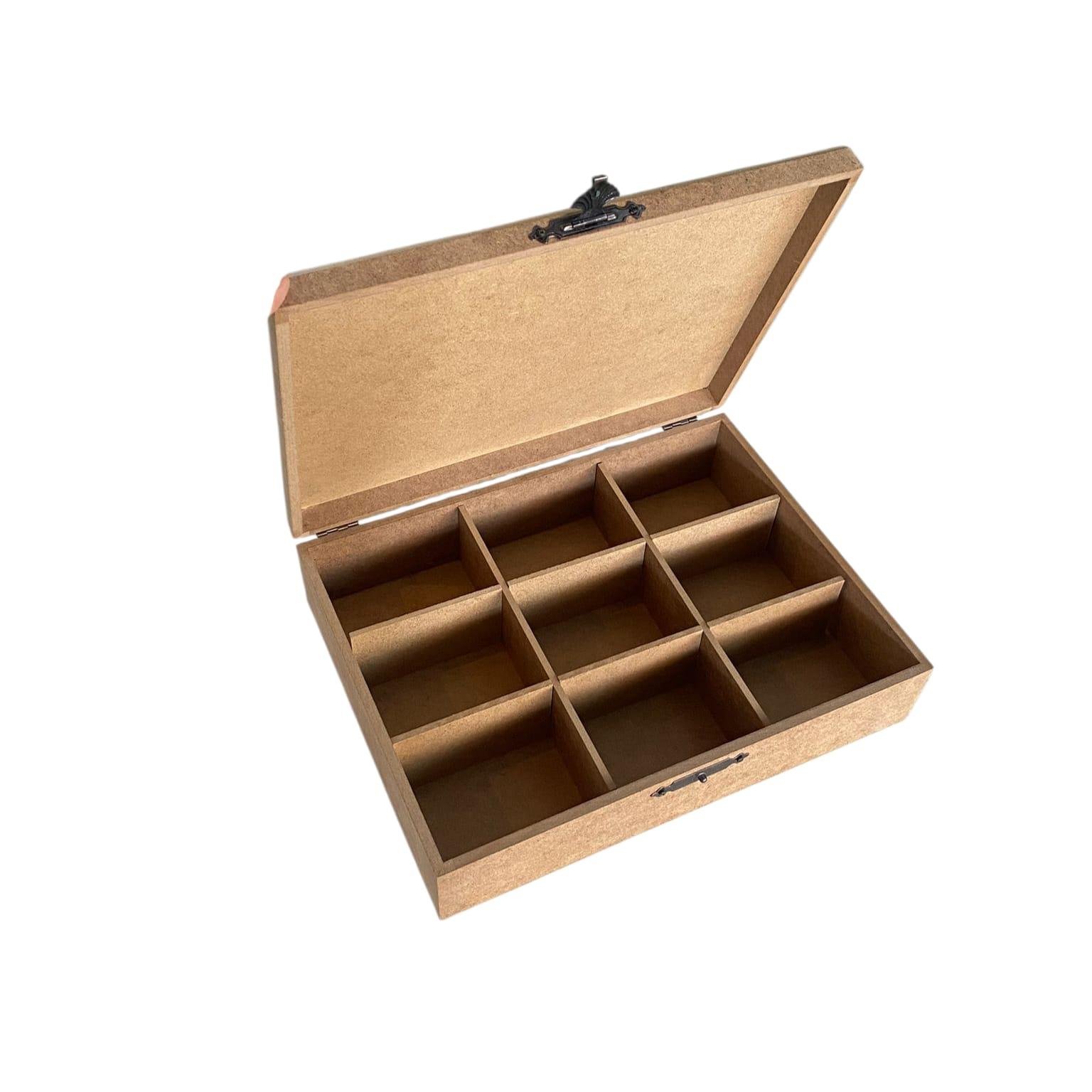 9 GÖZLÜ DİKDÖRTGEN KUTU