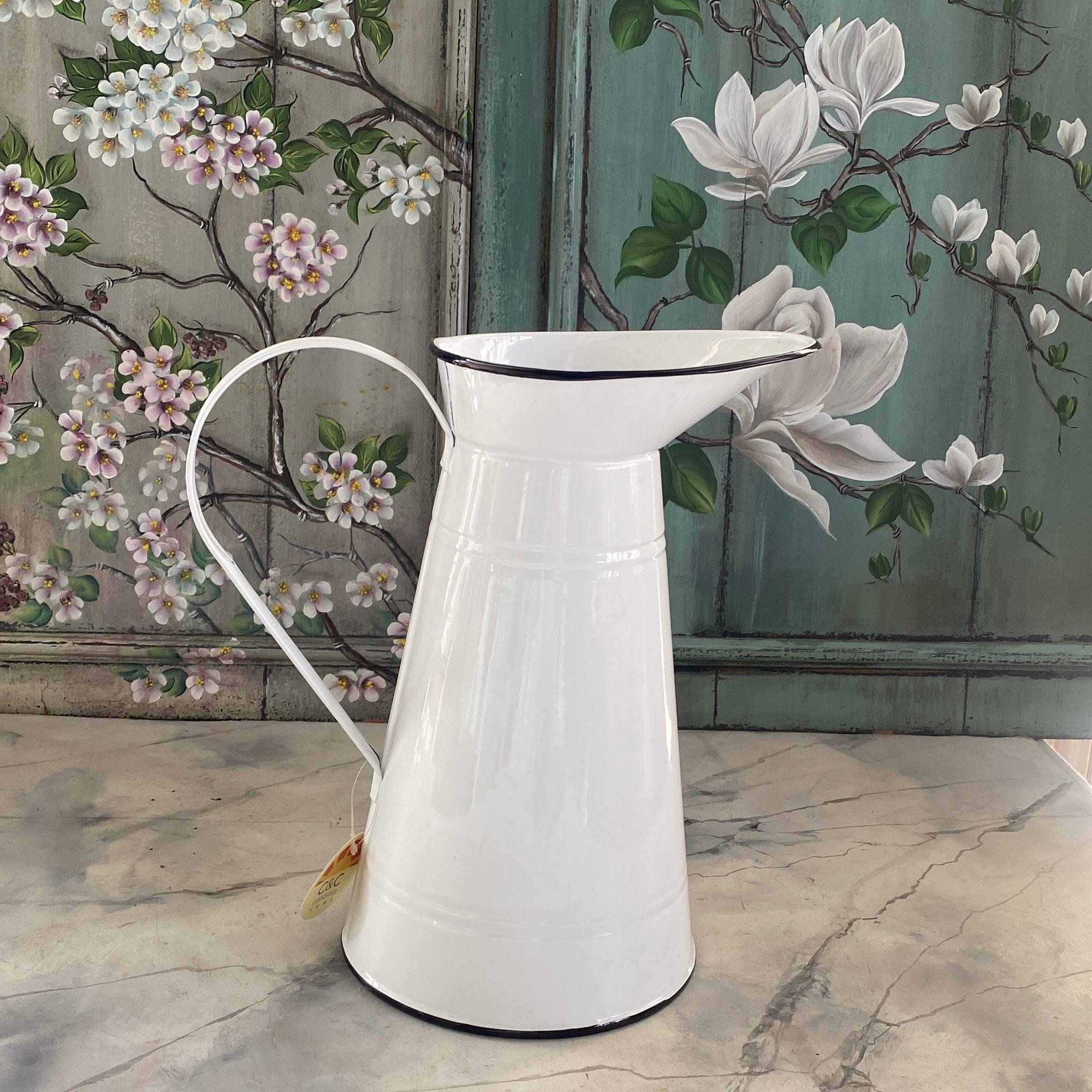 BEYAZ GALVANİZ BÜYÜK SÜRAHİ