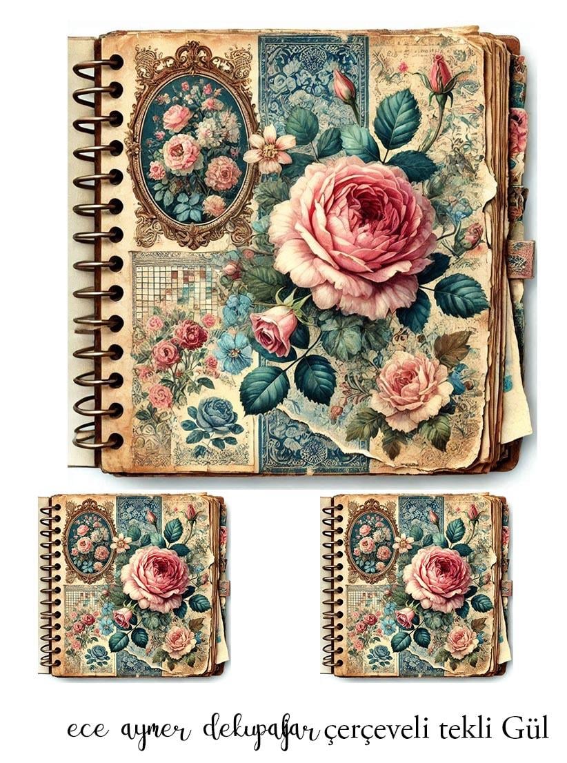 ÇERÇEVELİ TEKLİ GÜL