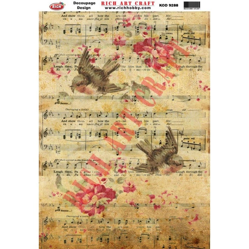 DEKUPAJ KAĞIDI KOD 9288