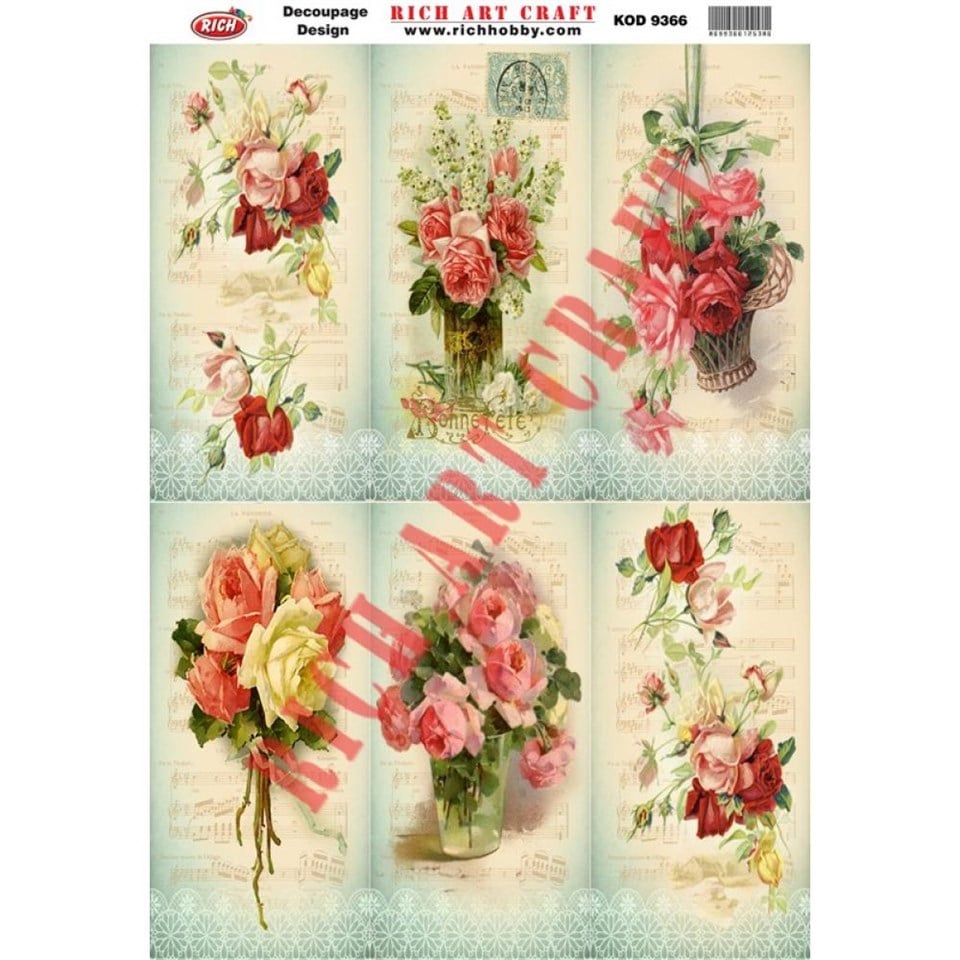 DEKUPAJ KAĞIDI KOD 9366