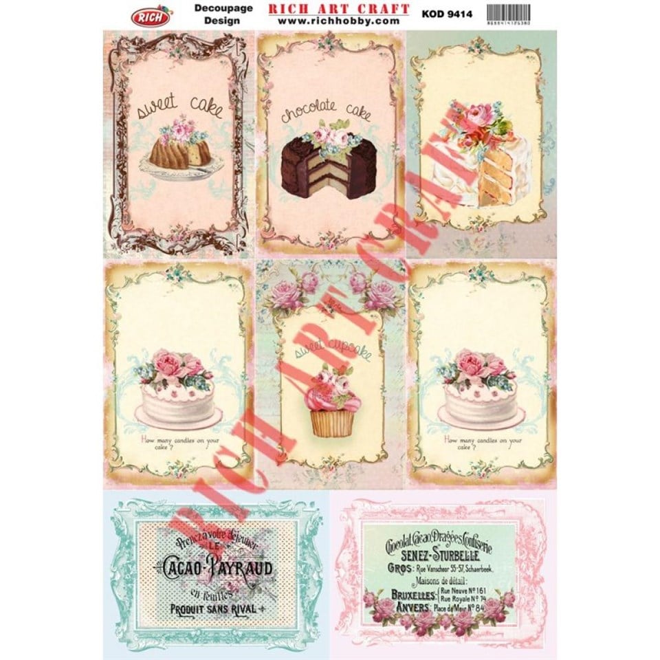 DEKUPAJ KAĞIDI KOD 9414