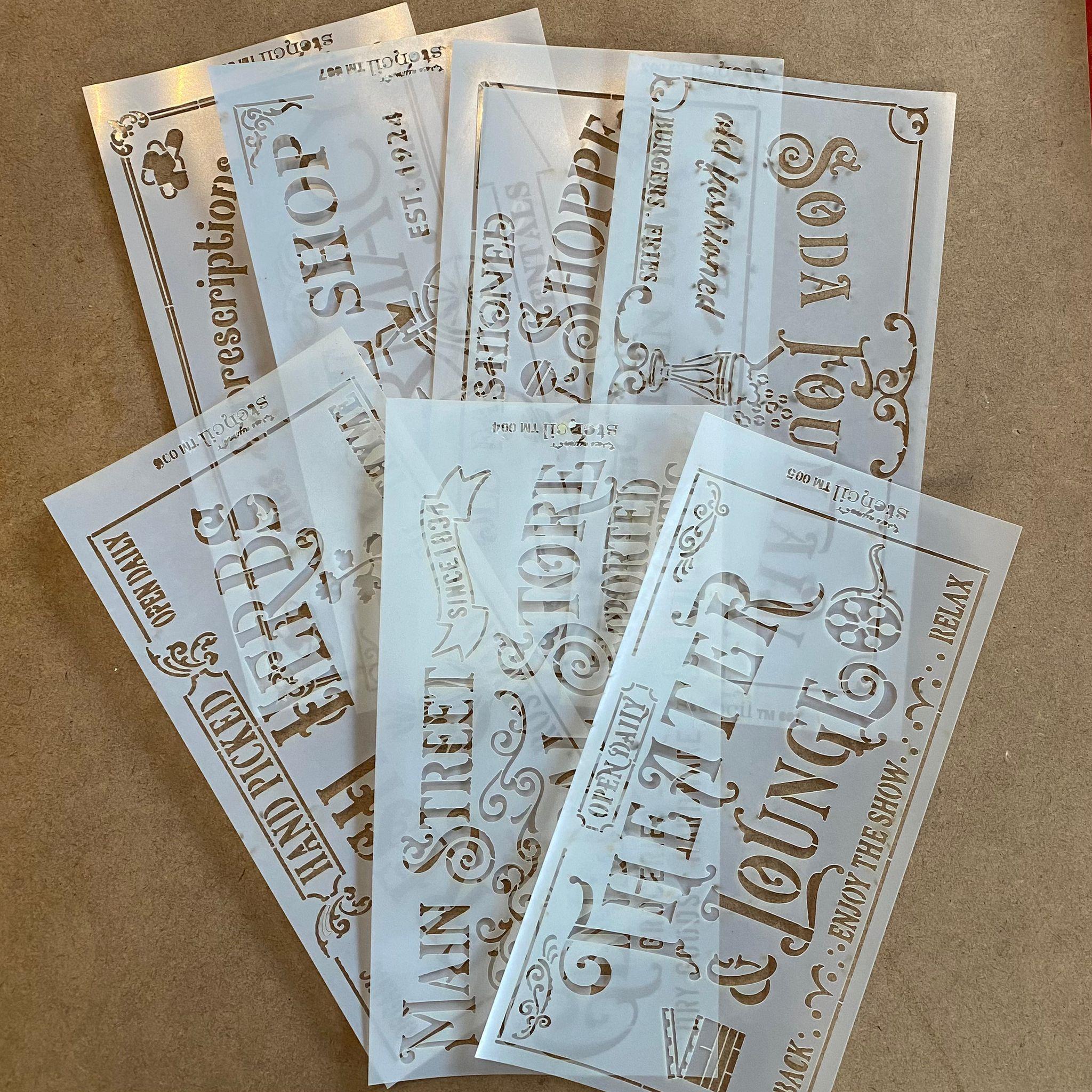 DİKDÖRTGEN STENCİL SET