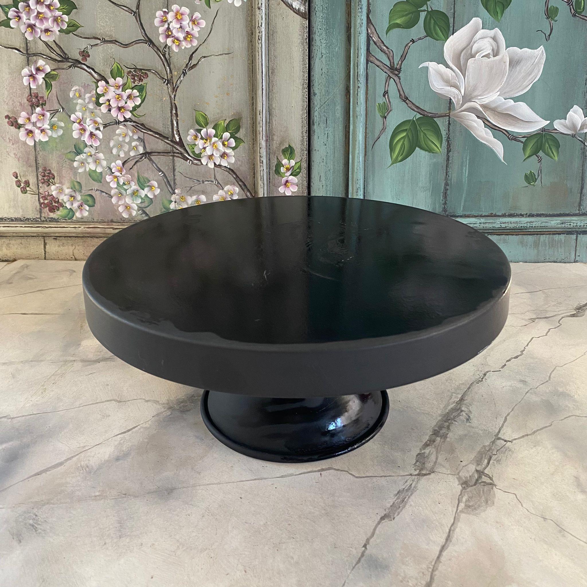 GALVANİZ SİYAH AYAKLI SUNUMLUK