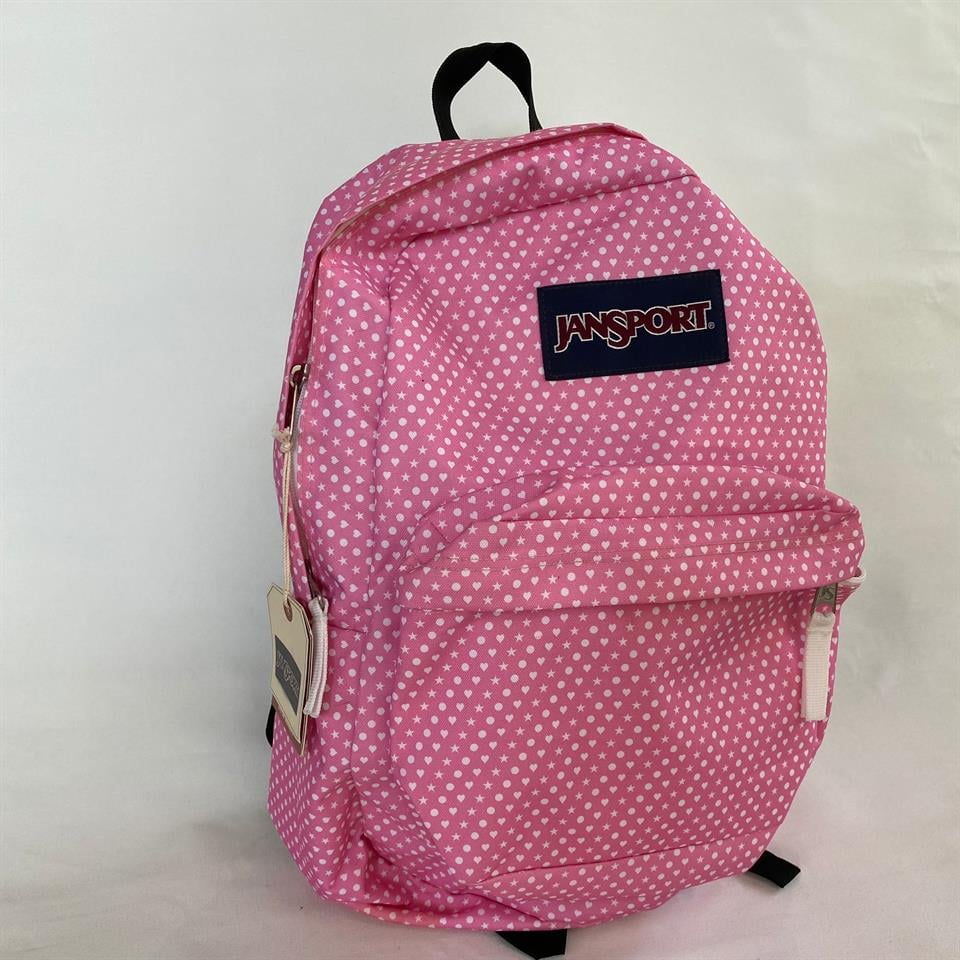 JANSPORT PEMBE SIRT ÇANTASI