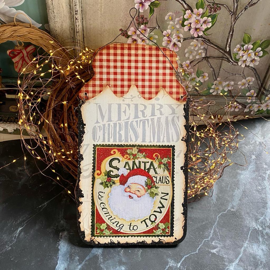 MERRY CHRİSTMAS YAZILI PANO