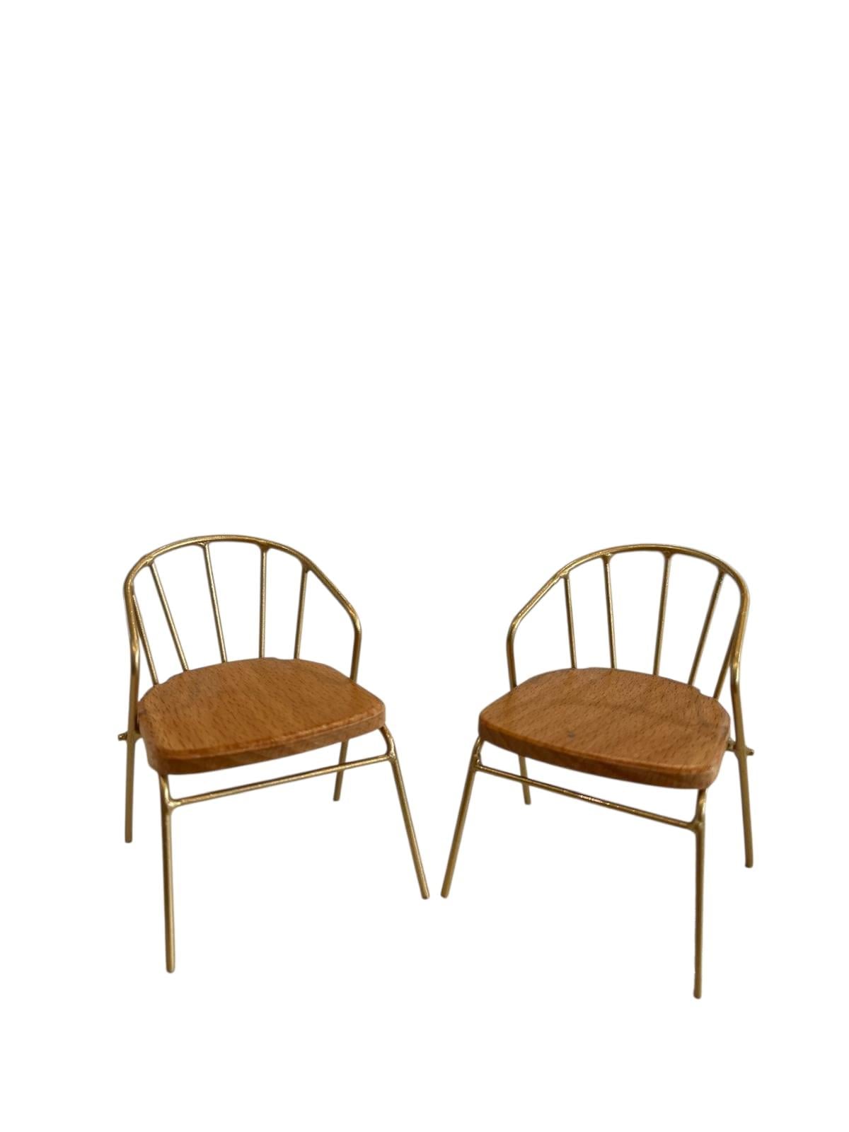Modern Minyatür Metal Sandalye