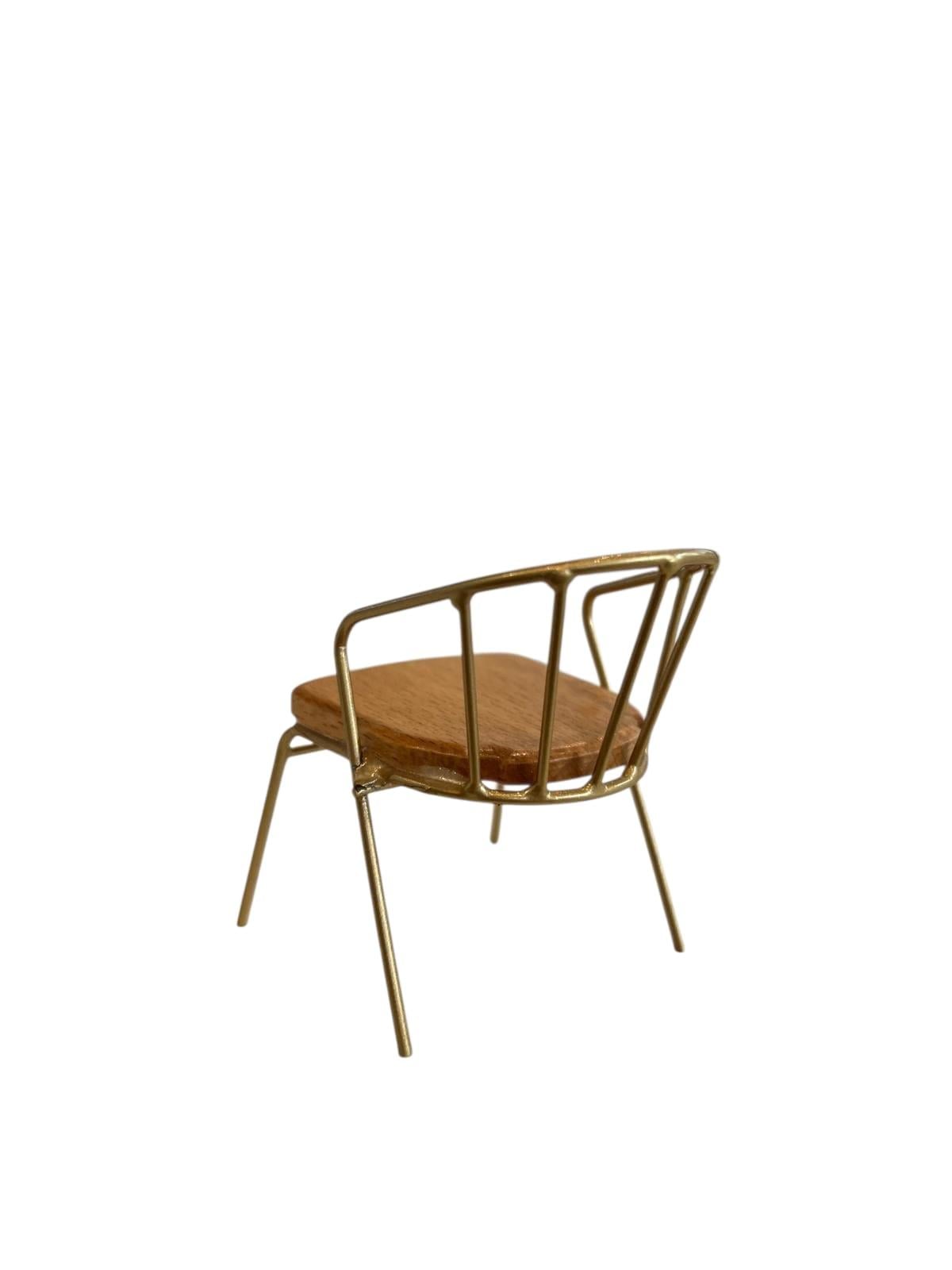 Modern Minyatür Metal Sandalye