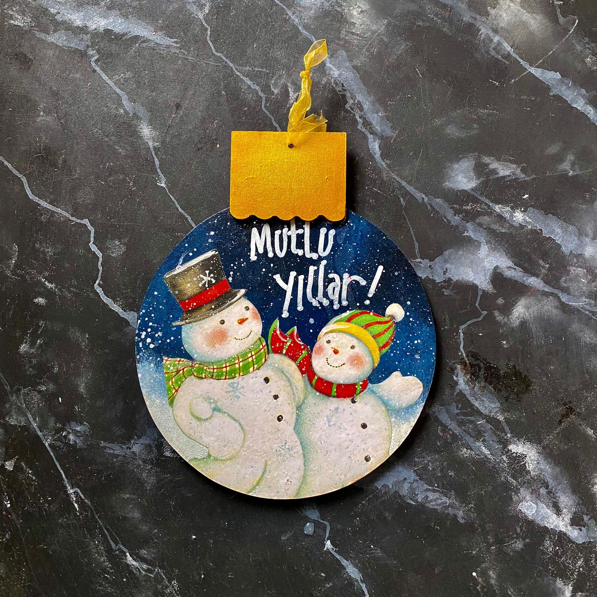 MUTLU YILLAR YAZILI YENİ YIL PANOSU