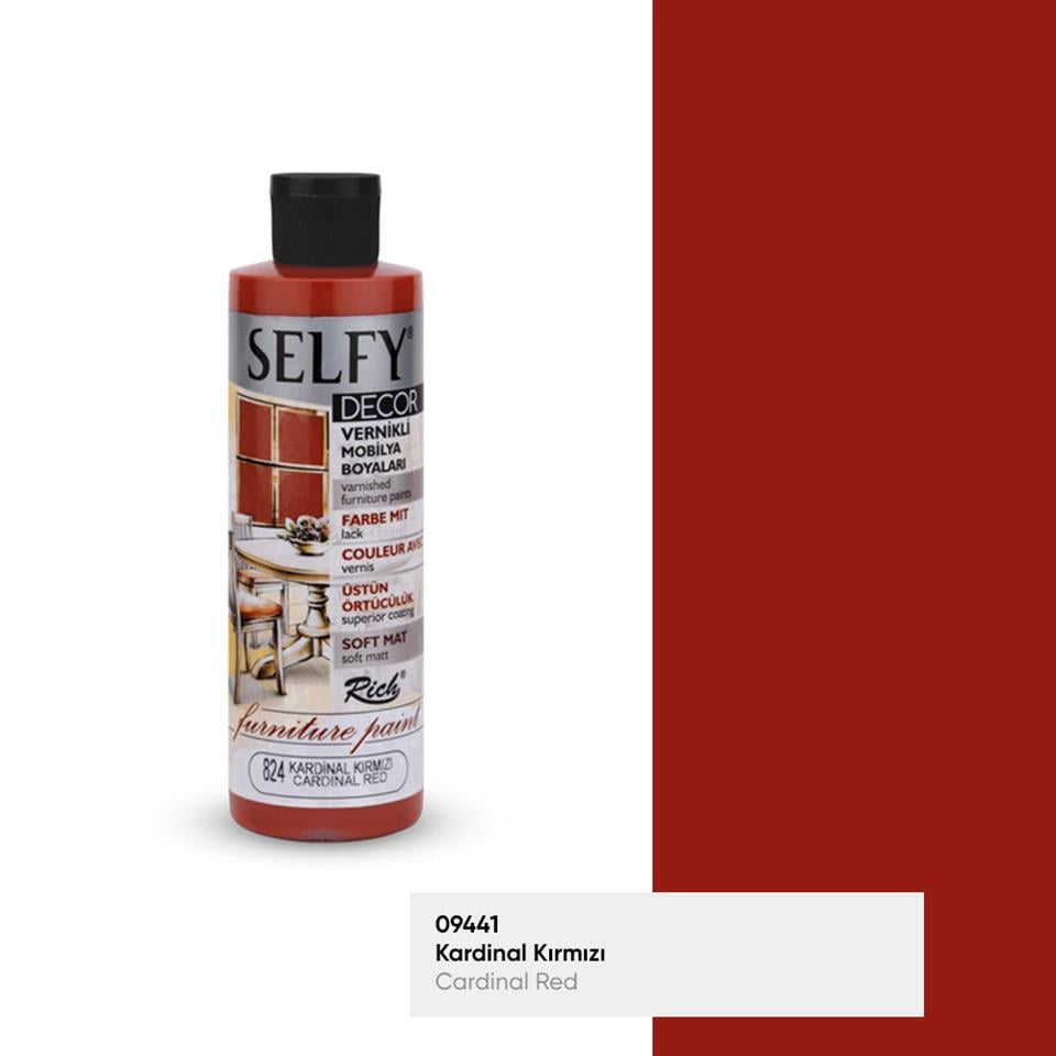 SELFY DECOR 5824 KARDİNAL KIRMIZI 