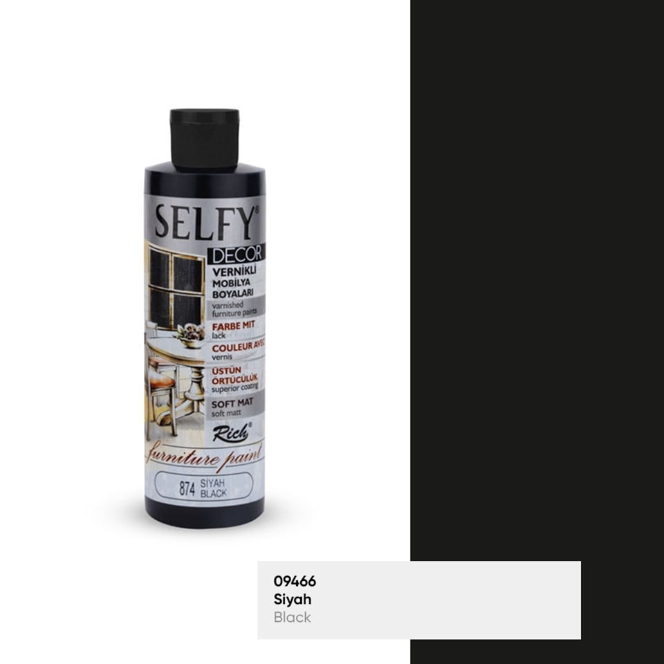 SELFY DECOR 874 SİYAH 