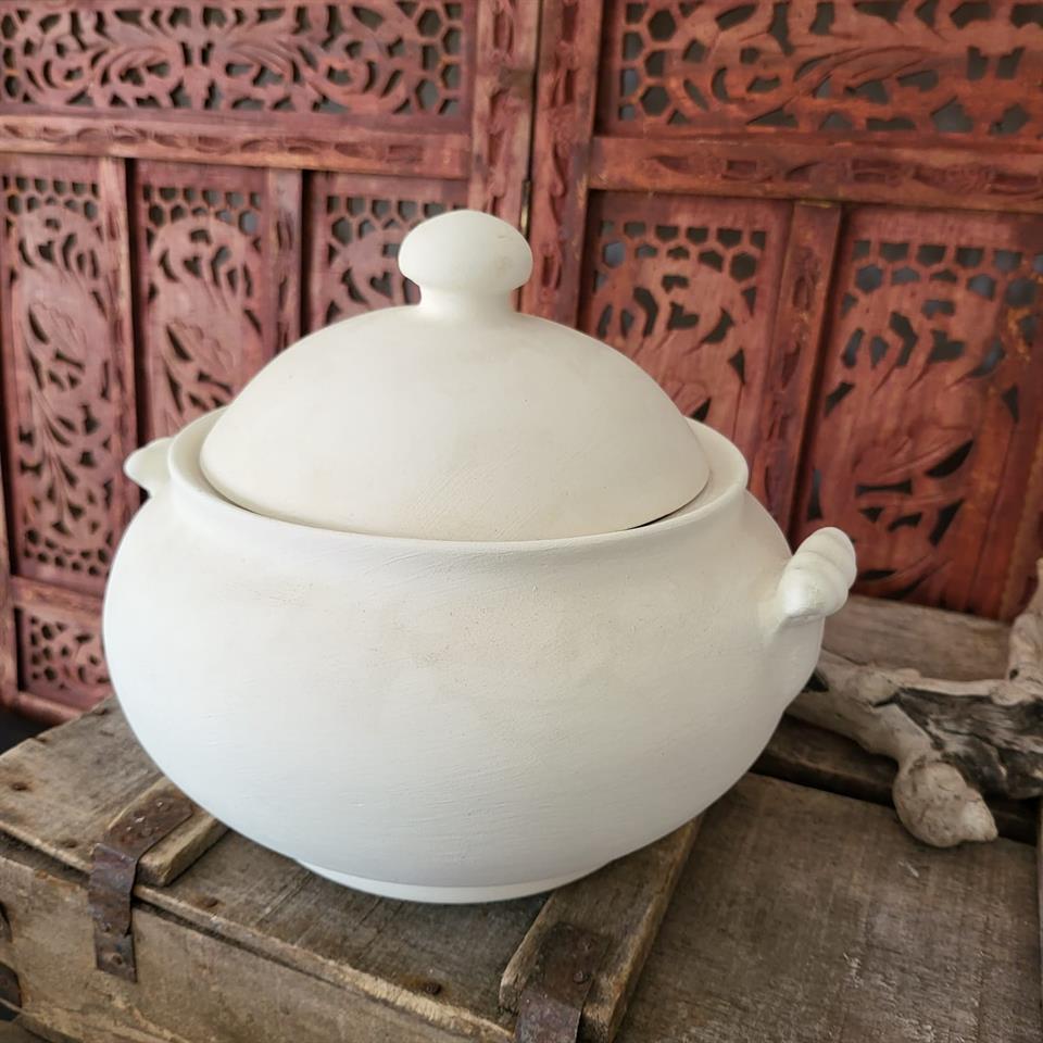 SERAMİK ÇİFT KUPLU TENCERE 24CMX21CM