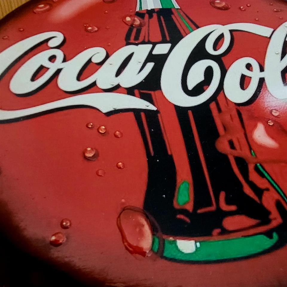 Seramik Coca Cola Kapağı Duvar Panosu