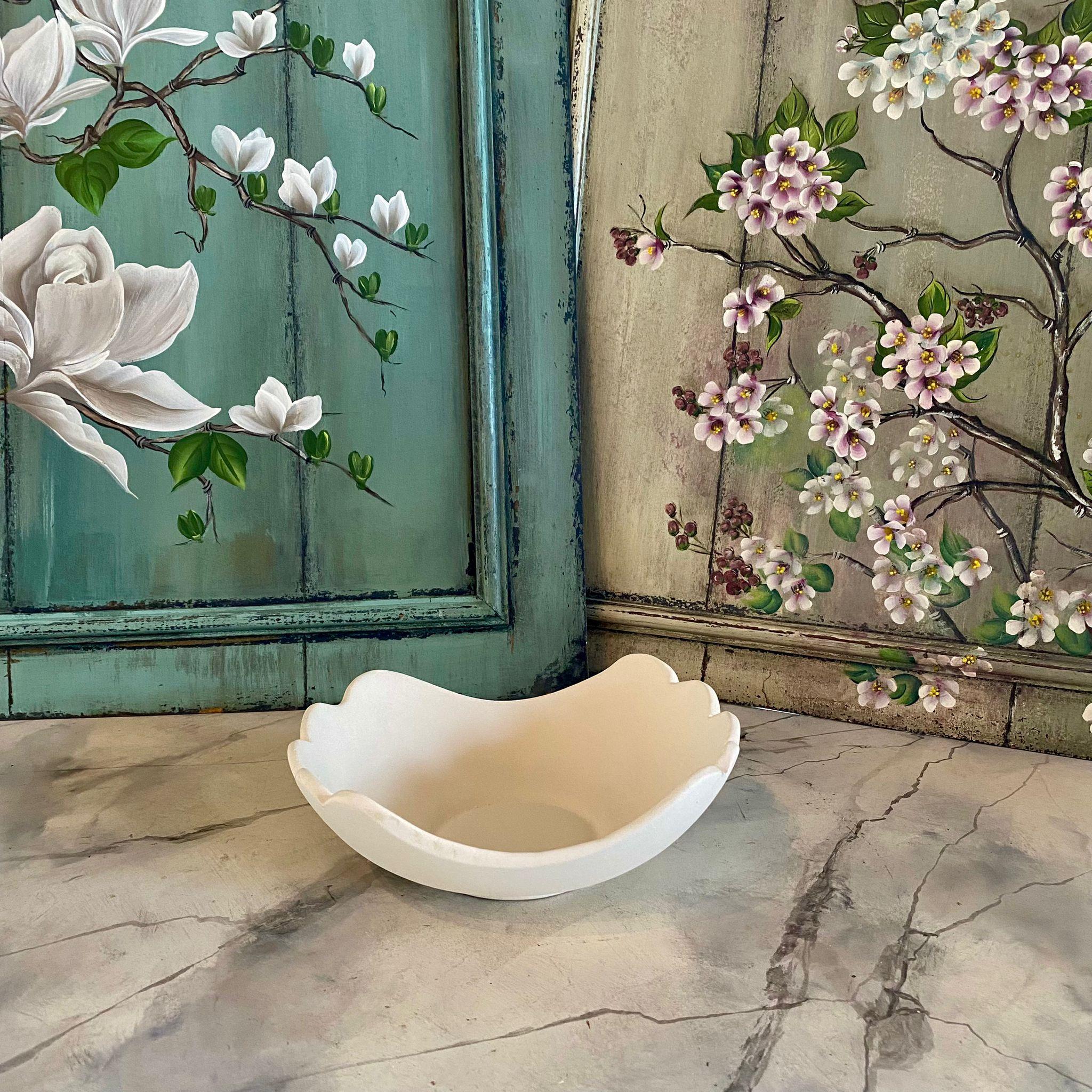 SERAMİK ÜÇ DİLİMLİ ÇUKUR TABAK