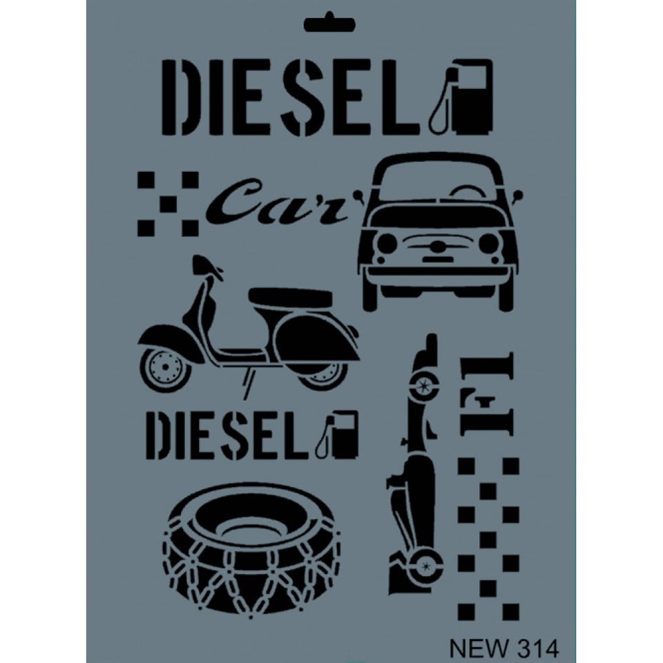 STENCİL NEW SERİ XL 314